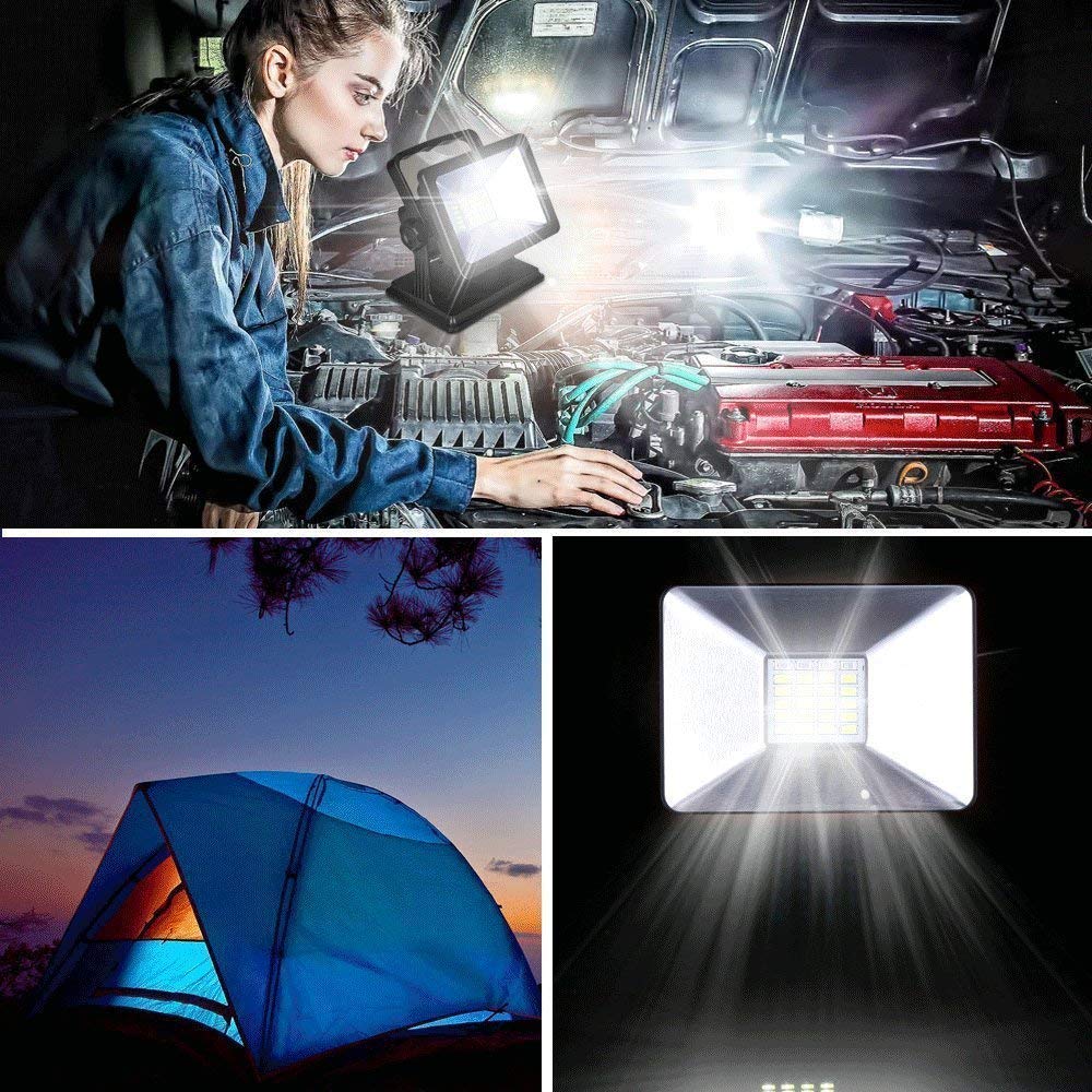 30W 2000 Lumens LED Work Light with Magnetic Base S9094