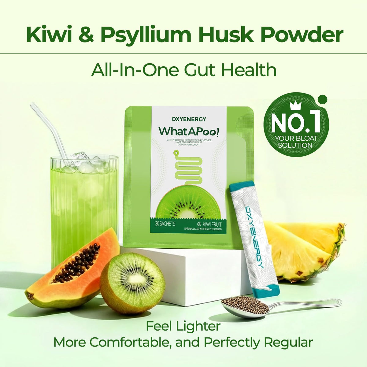 Organic Psyllium Husk Powder 30 Packets Q769370