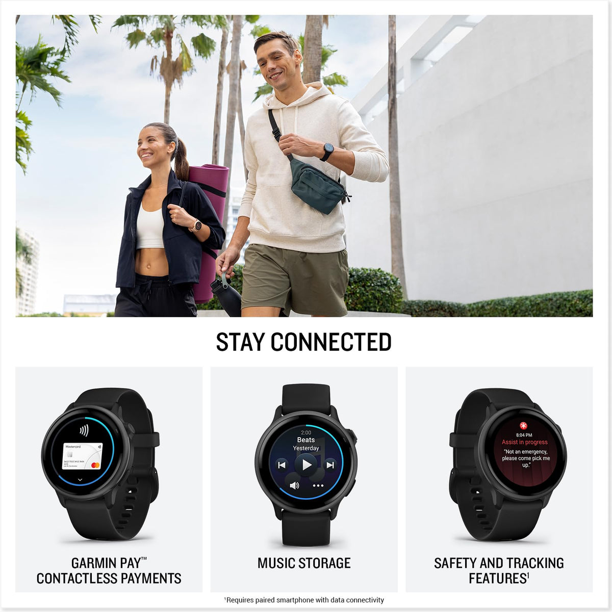 Health & Fitness GPS Smartwatch 42mm Slate B26817