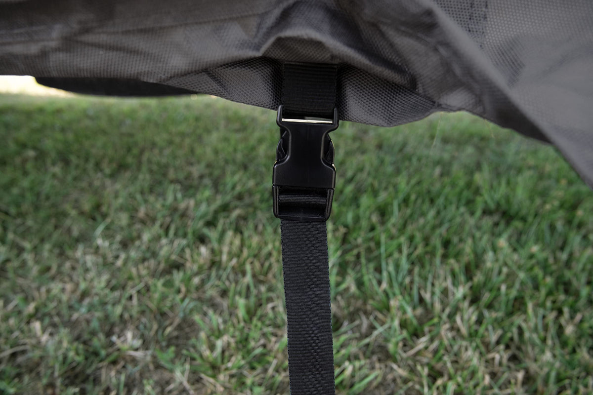 Polypropylene Camper RV Cover with Zipper Entry Doors and Air Vents M9842
