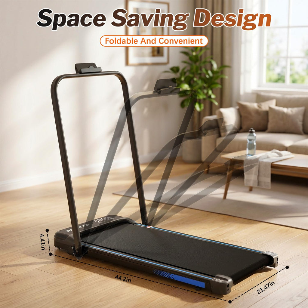 3 in 1 Foldable Under Desk Treadmill with Incline J3352