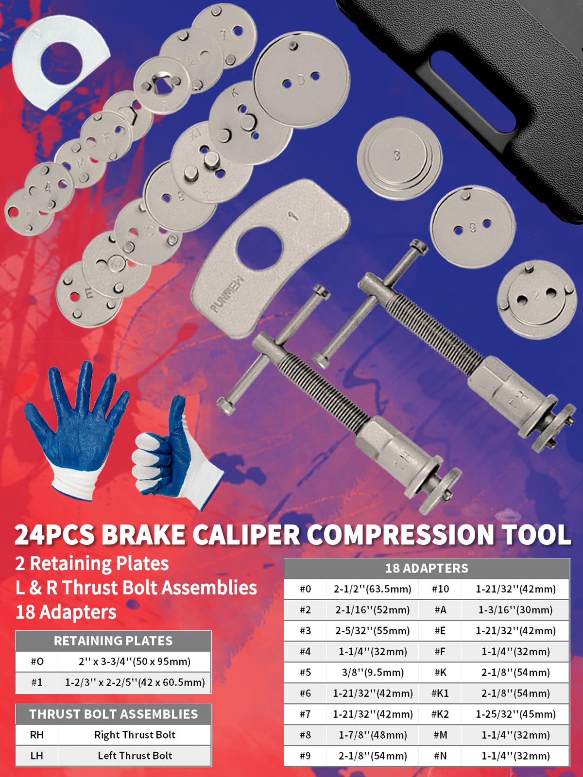 Heavy Duty Disc Brake Caliper Compression Tool N599