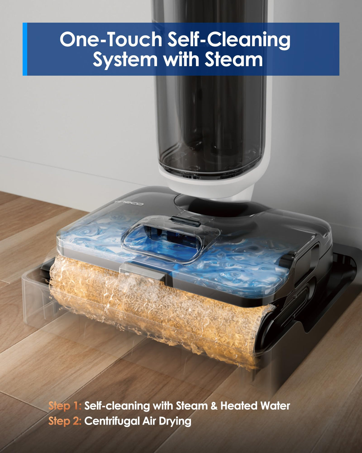 3-in-1 Wet Dry Vacuum Mop with Steam Function K2562