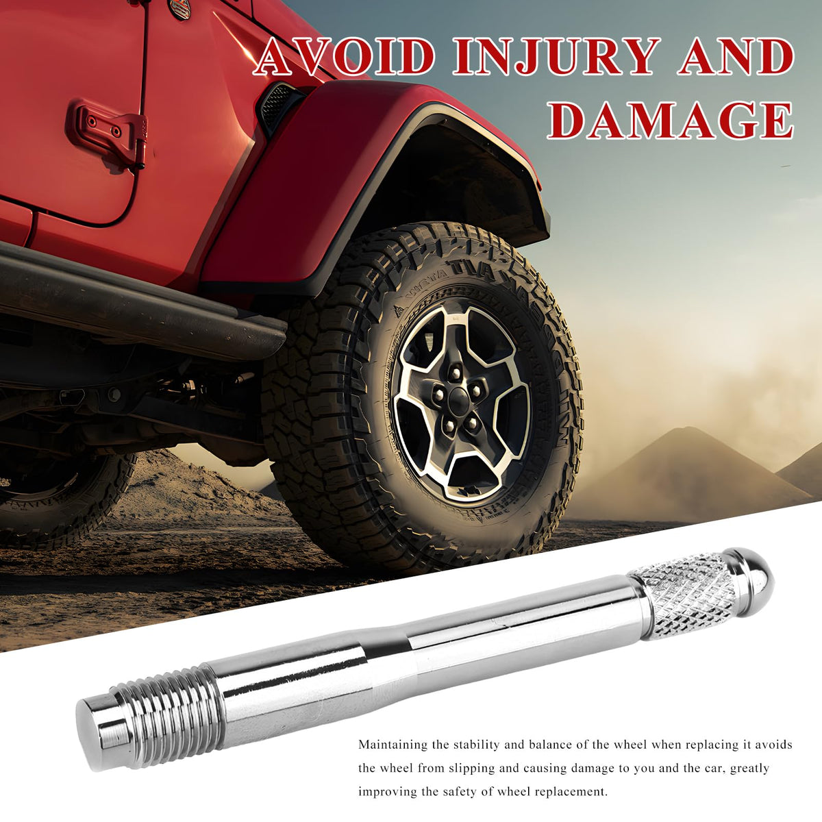 M14 × 1.5 Stainless Steel Wheel Alignment Pin X8833