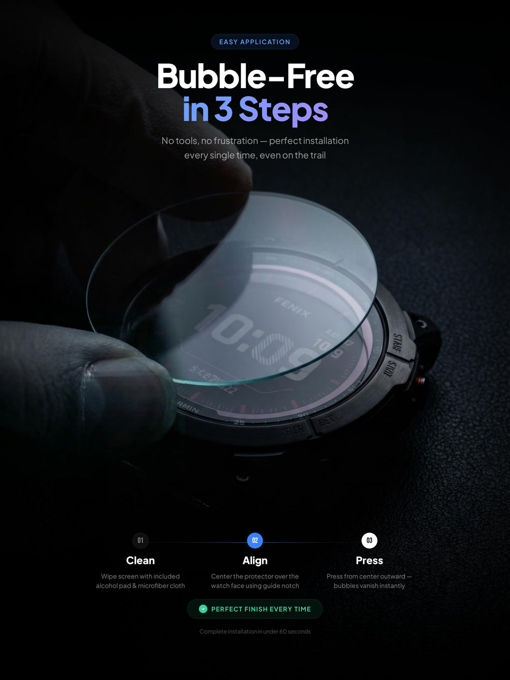 Screen Protector for Garmin Approach S70 47mm Y284664