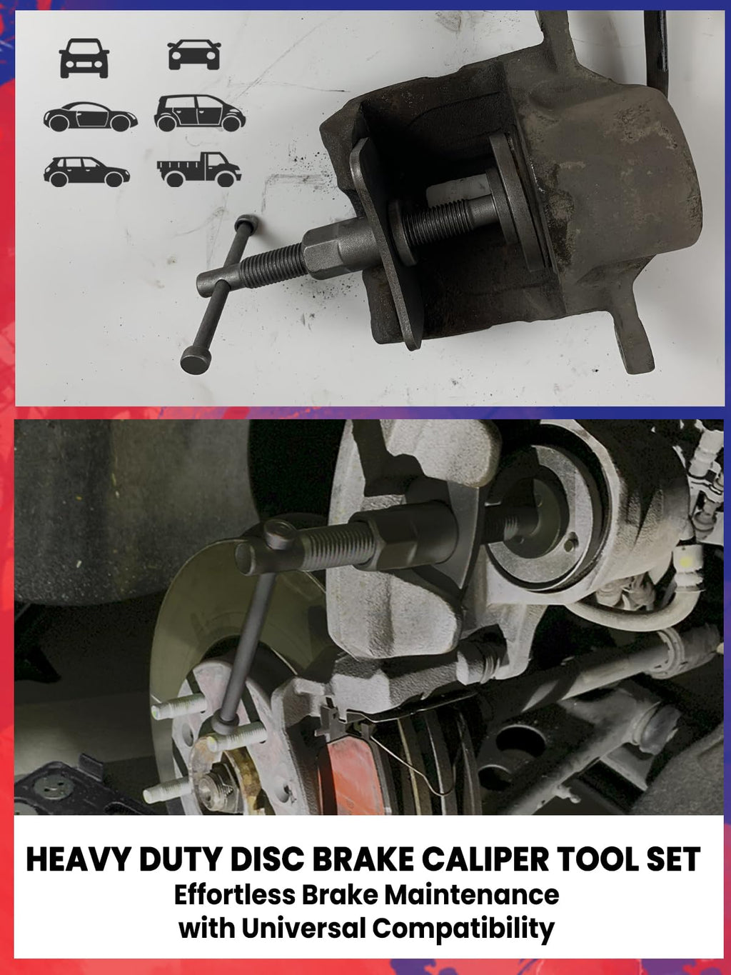 Heavy Duty Disc Brake Caliper Compression Tool N599