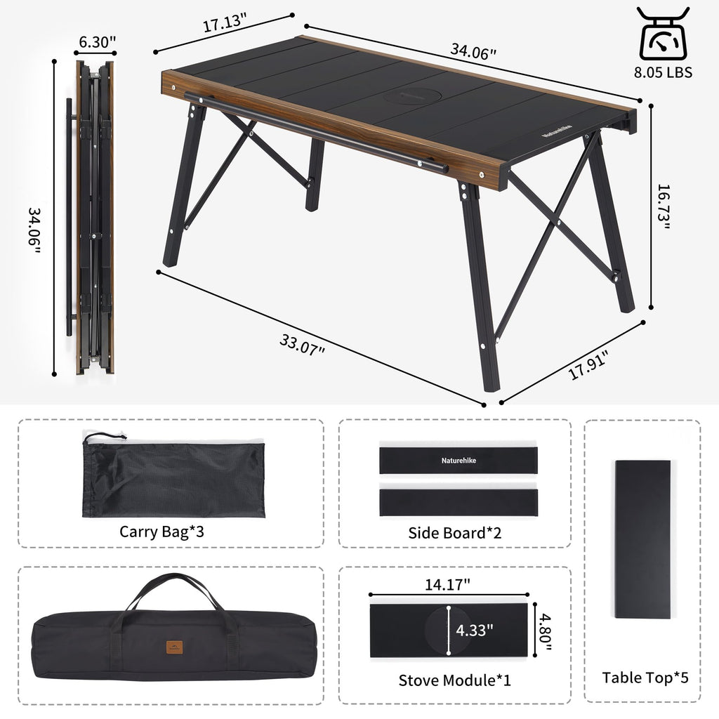 Folding Ultralight Aluminum Camping Table Y44961