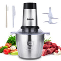 Food Processor 500W Meat Grinder 14Cup Stainless Steel Bowl A835619