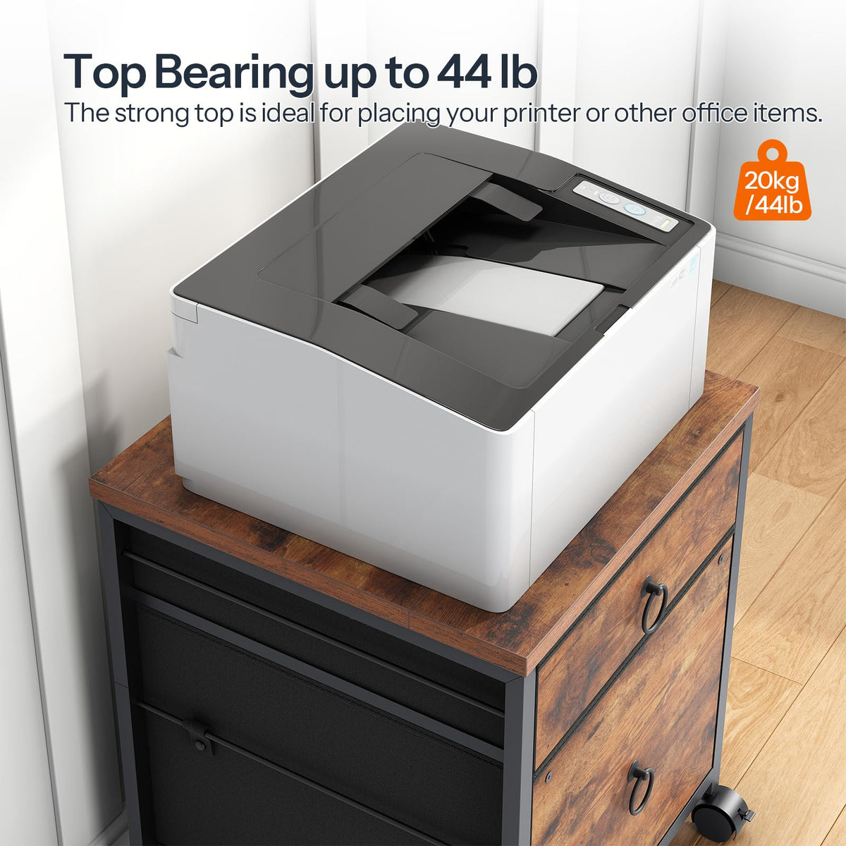 2 Drawer Mobile File Cabinet S998546