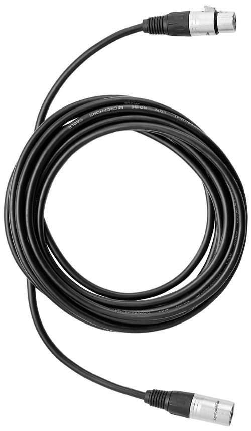 2-Pack 15 Foot Black XLR Microphone Cable B285