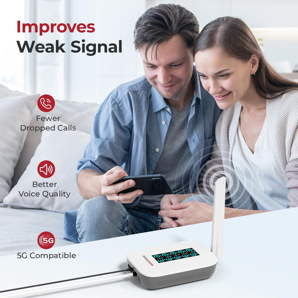 Cell Phone Signal Booster with LCD Display M9803