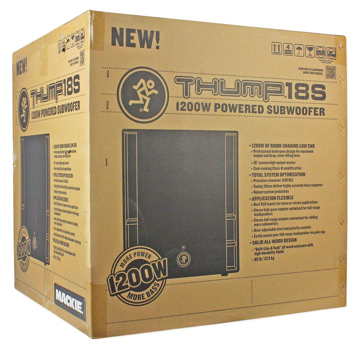 18-Inch 1200-Watt Subwoofer H182058
