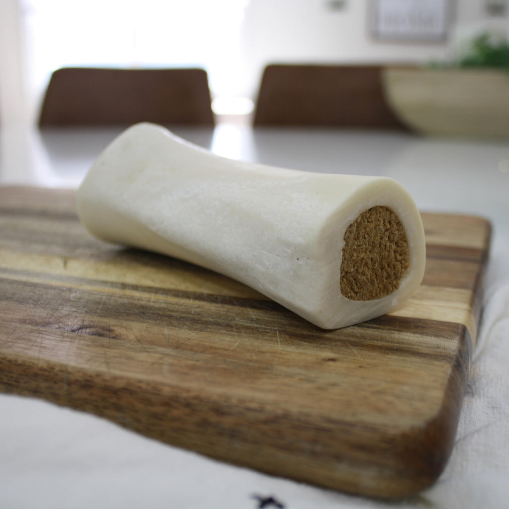 Peanut Butter Flavor Large Stuffed Shin Bones for Dogs A875