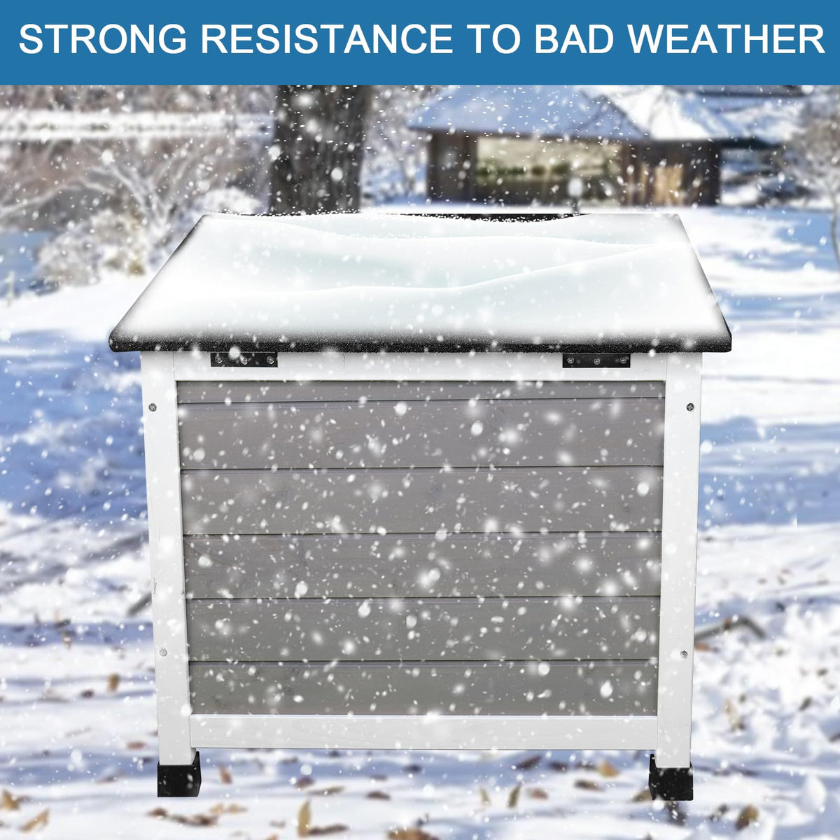 Insulated Weatherproof Outdoor Cat House V270
