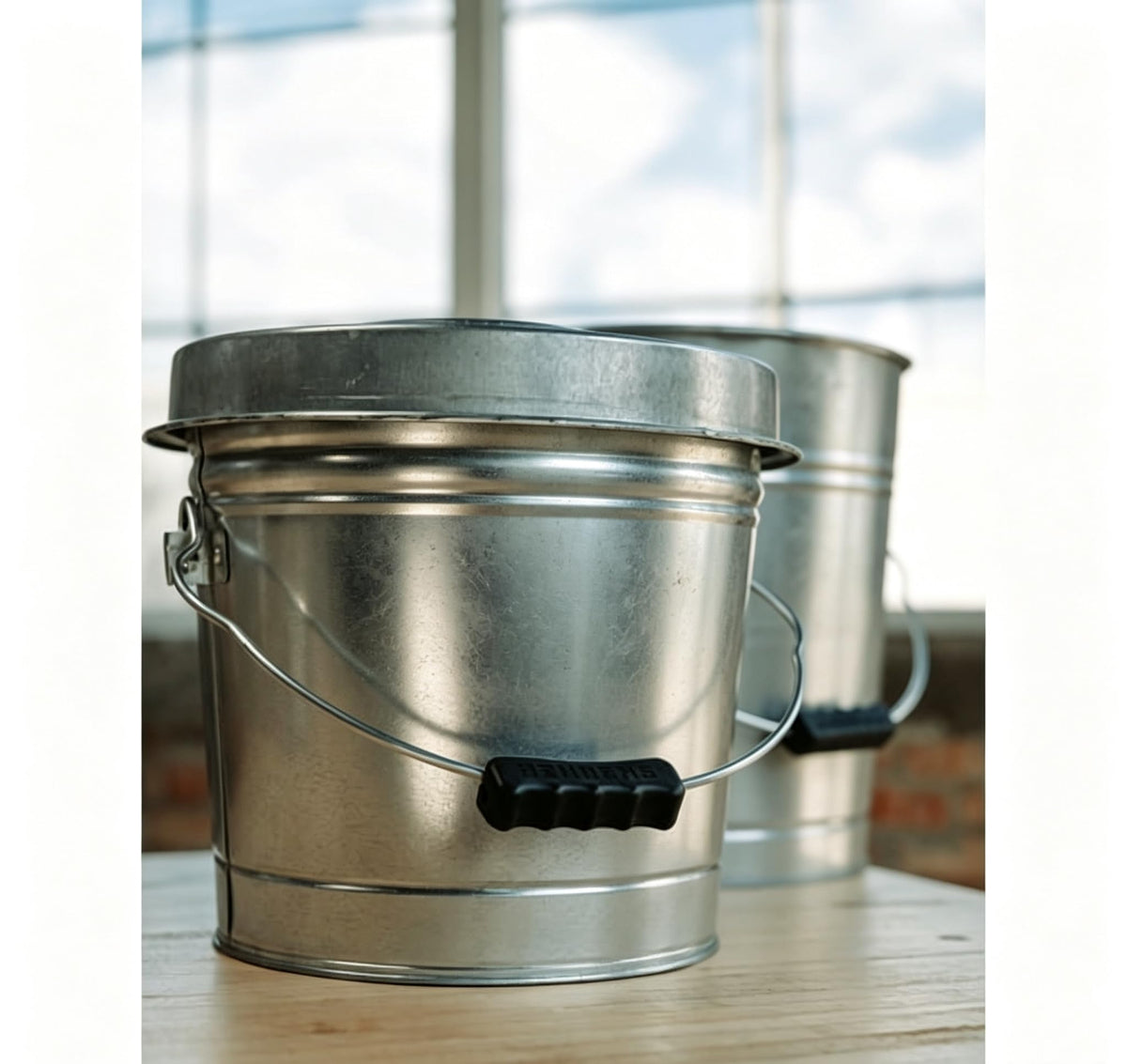 6-Gallon Galvanized Steel Storage Can C312746
