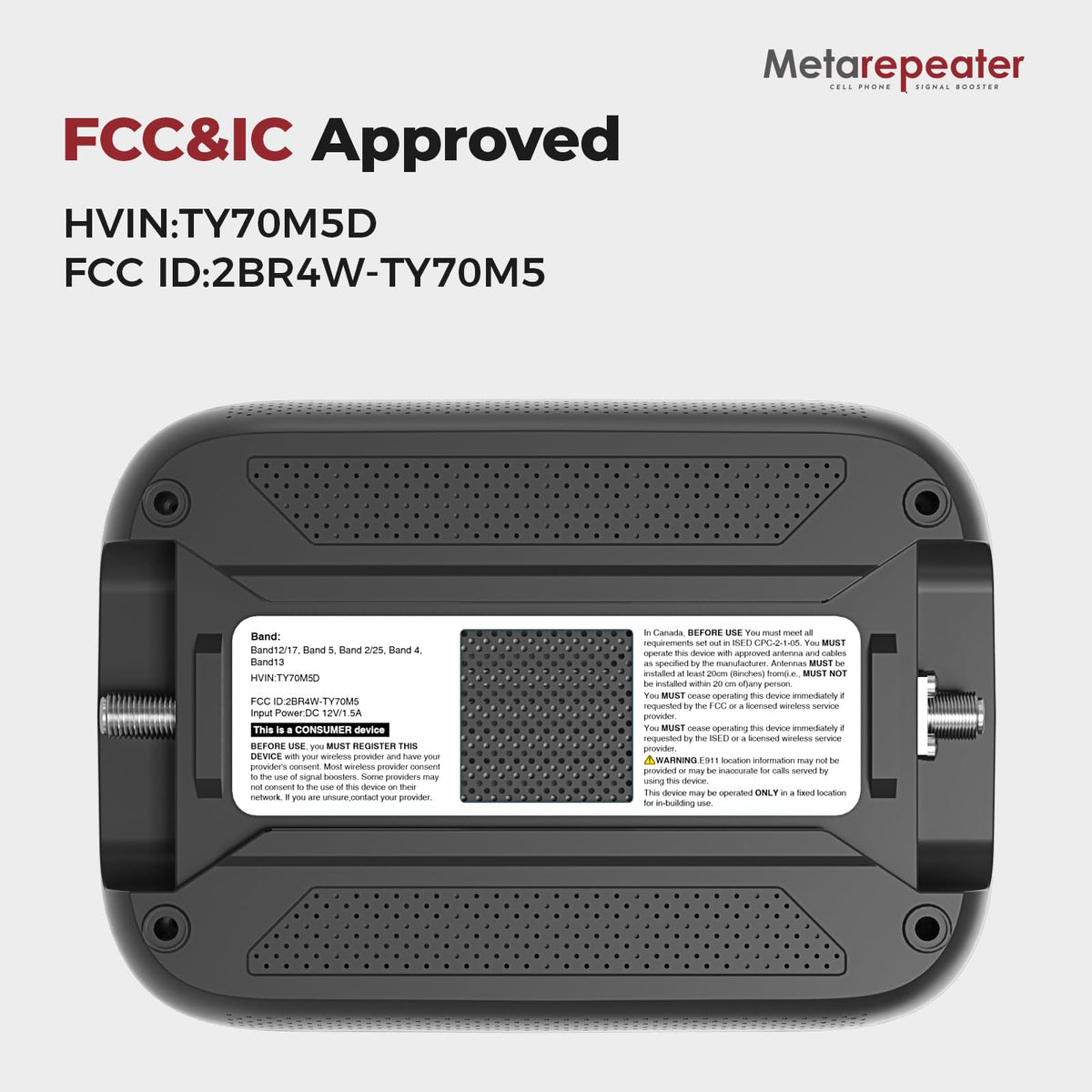 Cell Phone Signal Booster with LCD Display M9803