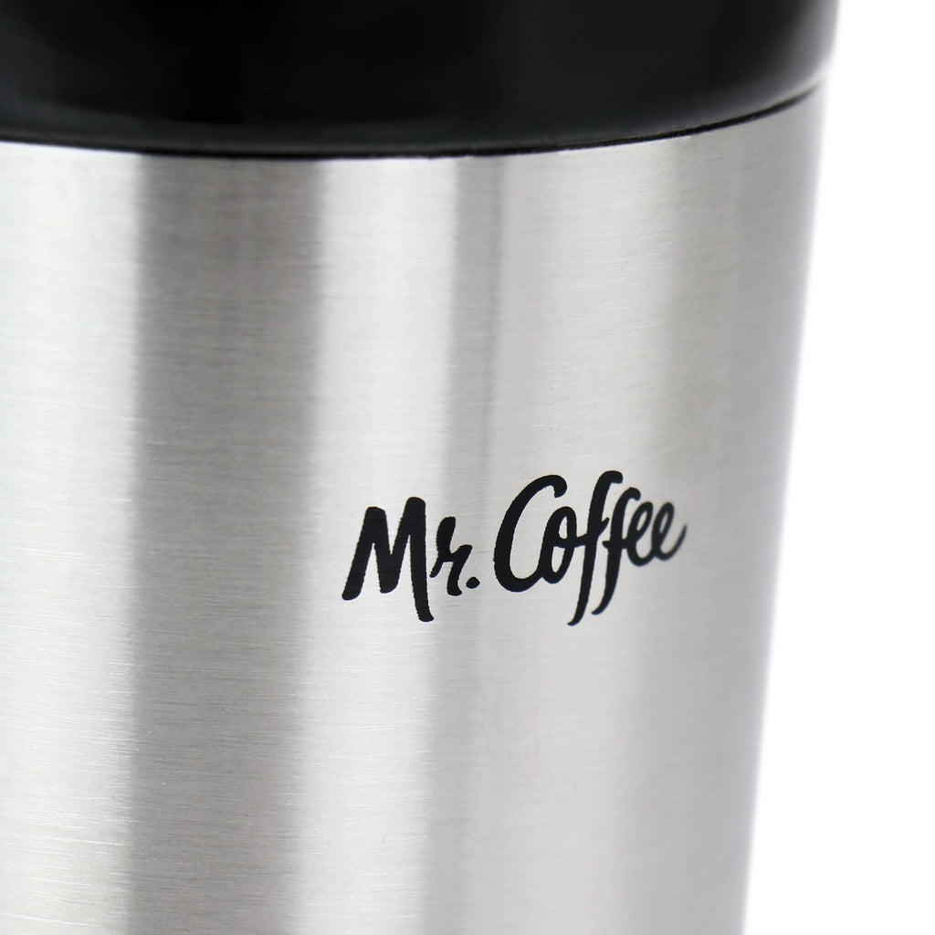 Stainless Steel Stoneware Travel Mug, 16 Oz, Black K38510