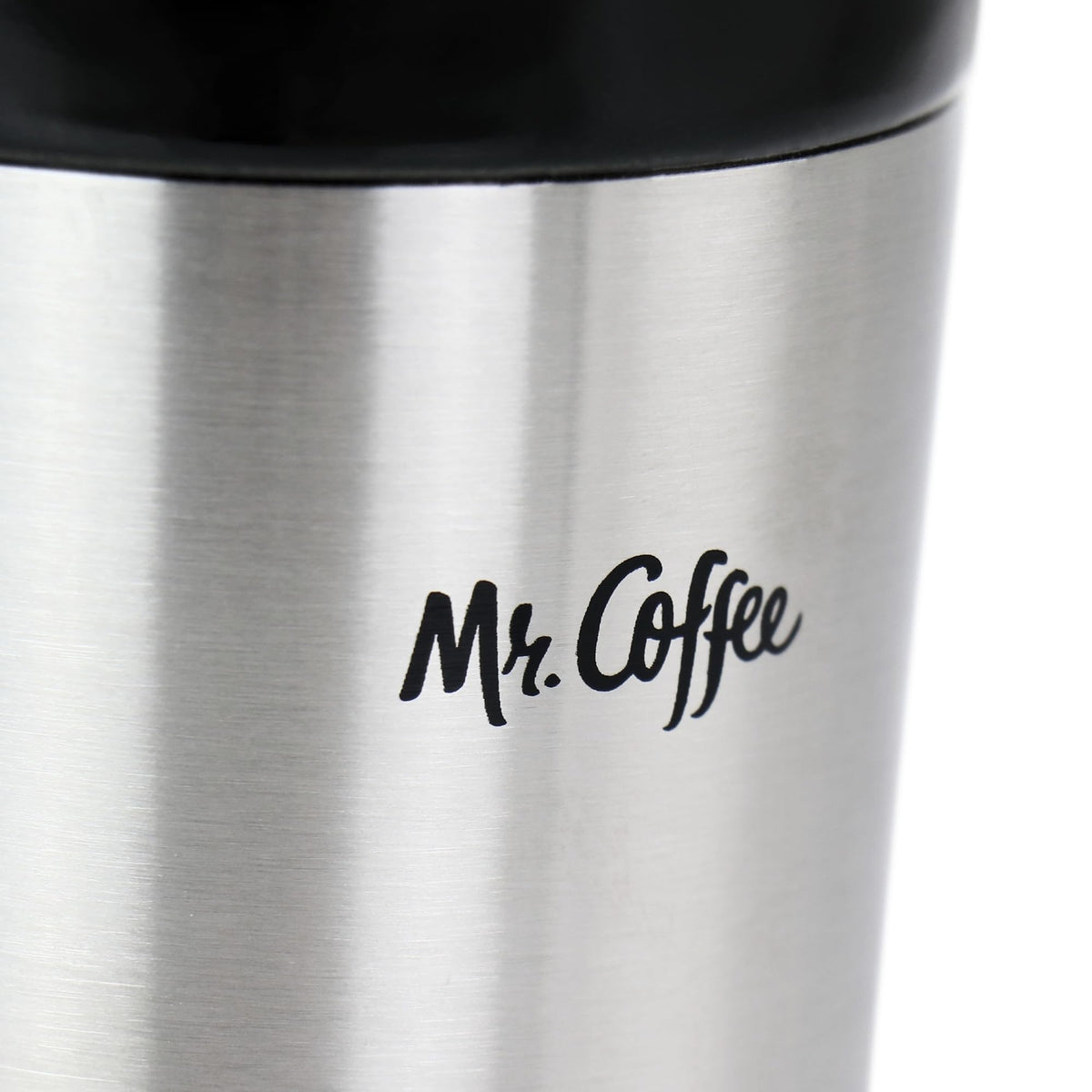 Stainless Steel Stoneware Travel Mug, 16 Oz, Black K38510