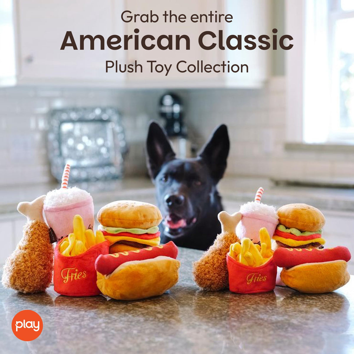 Plush Dog Toy Machine Washable S7004