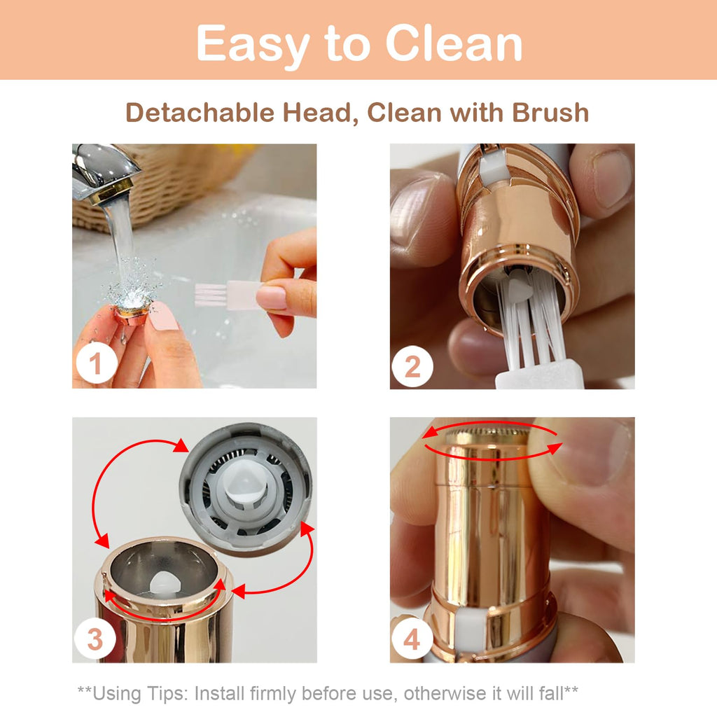 Electric Facial Trimmer with LED Light G9351