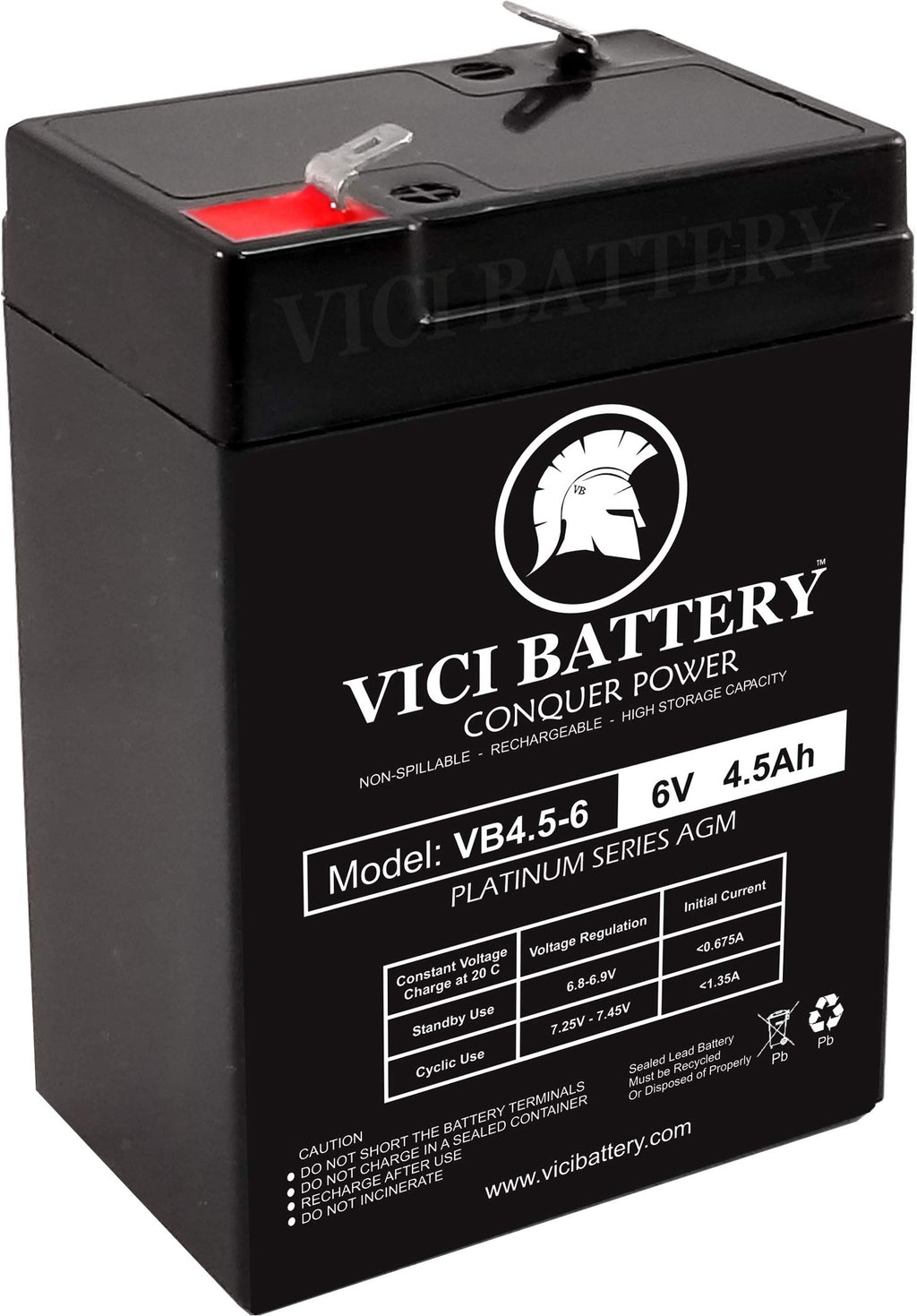 6V 4.5ah Battery Q8332