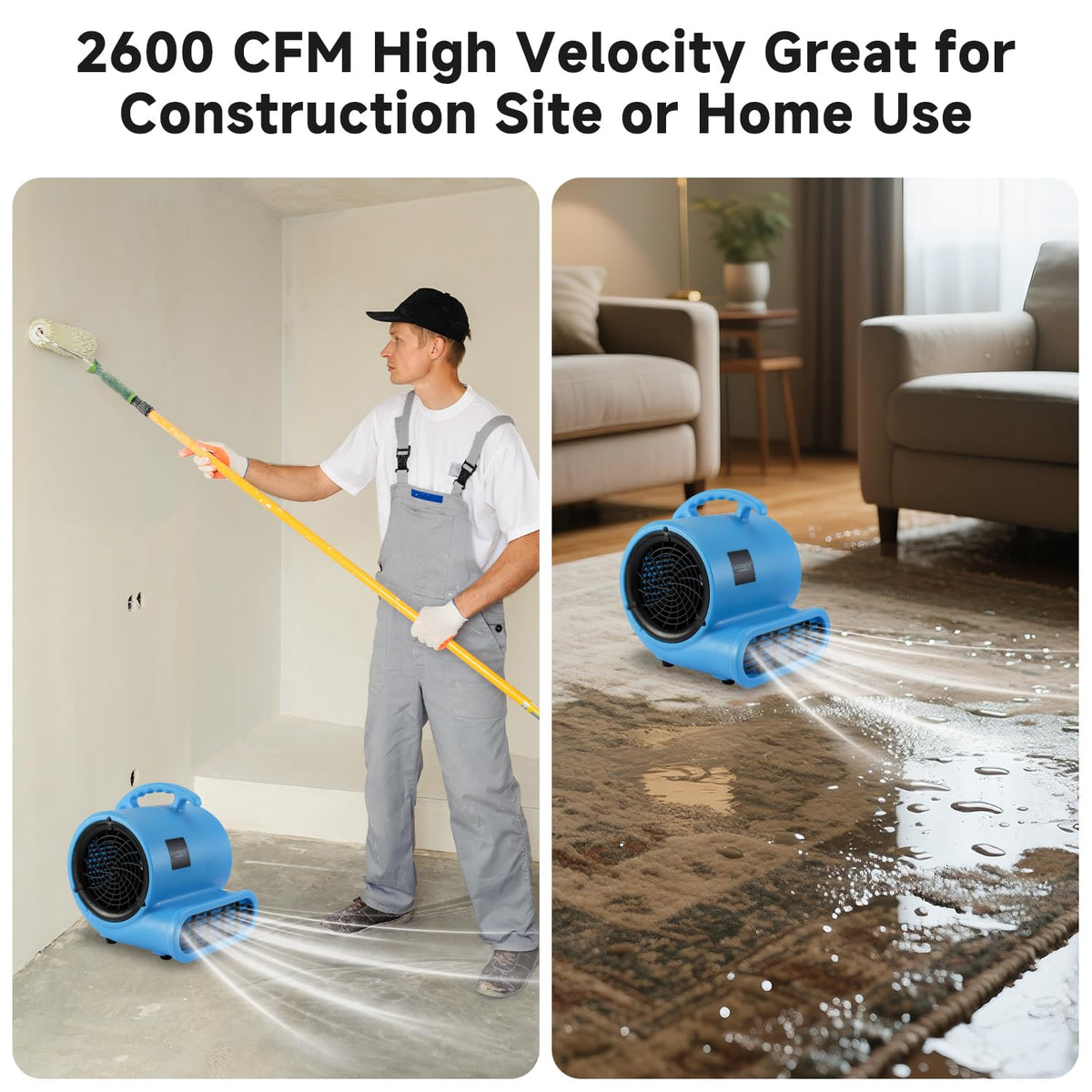 1/2 HP Carpet Dryer Air Blower Fan M8641