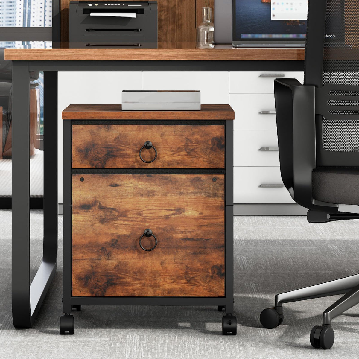 2 Drawer Mobile File Cabinet S998546