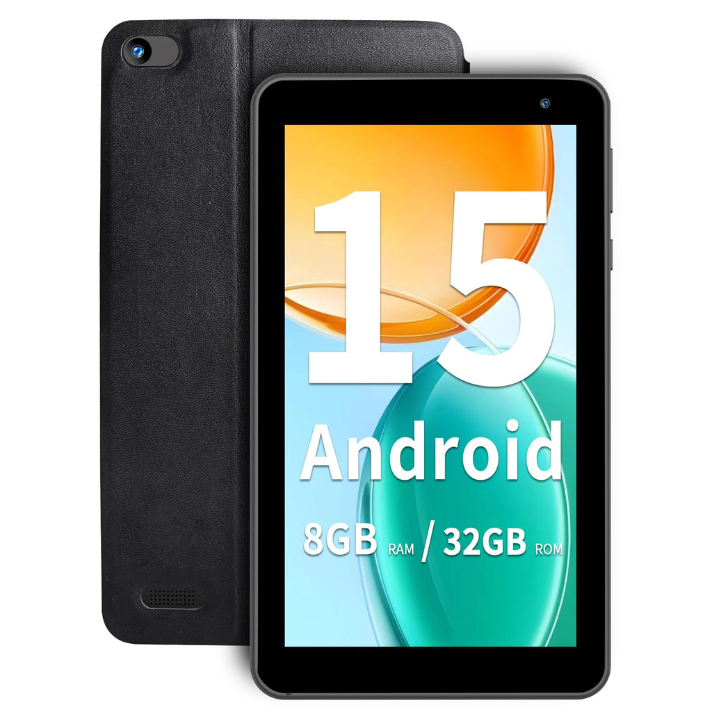 Android 15 Tablet 7 inch 3GB+5GB RAM 32GB ROM 5-Core 3500mAh with Case Q55770
