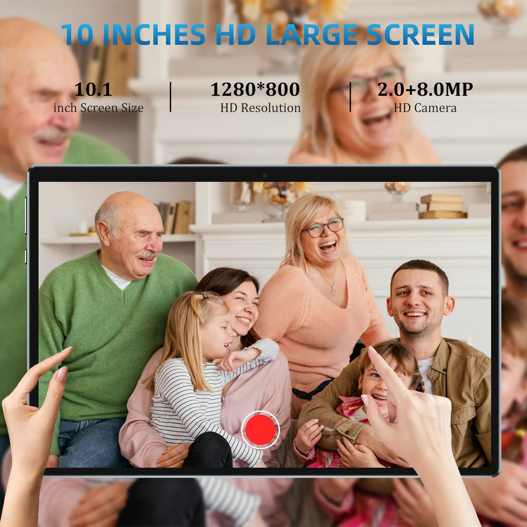 10 inch Tablet 12GB RAM 64GB ROM Black S639852