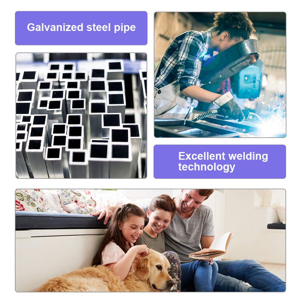 8'x4'x6' Heavy Duty Galvanized Metal Dog Kennel A429