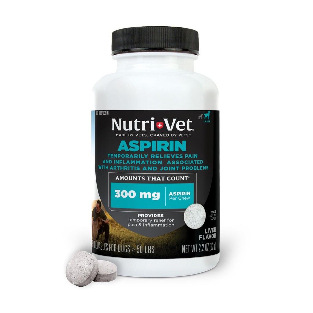 Aspirin Tablets for Large Dogs 300mg 75 Count C9530