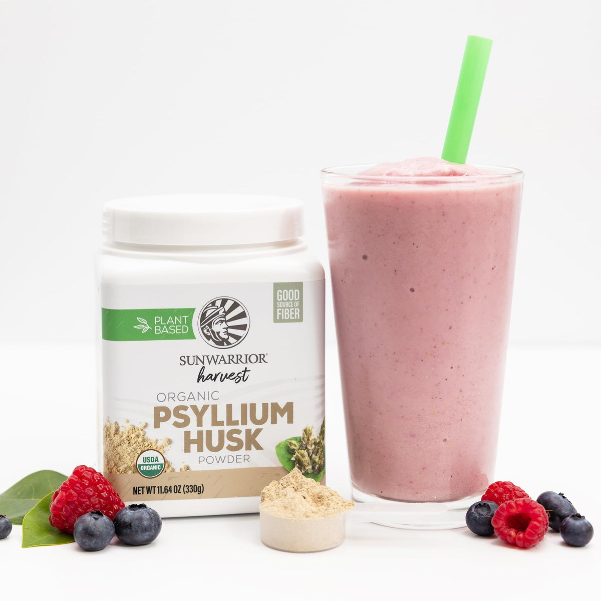 Organic Psyllium Husk Powder Fiber 66 Servings T732
