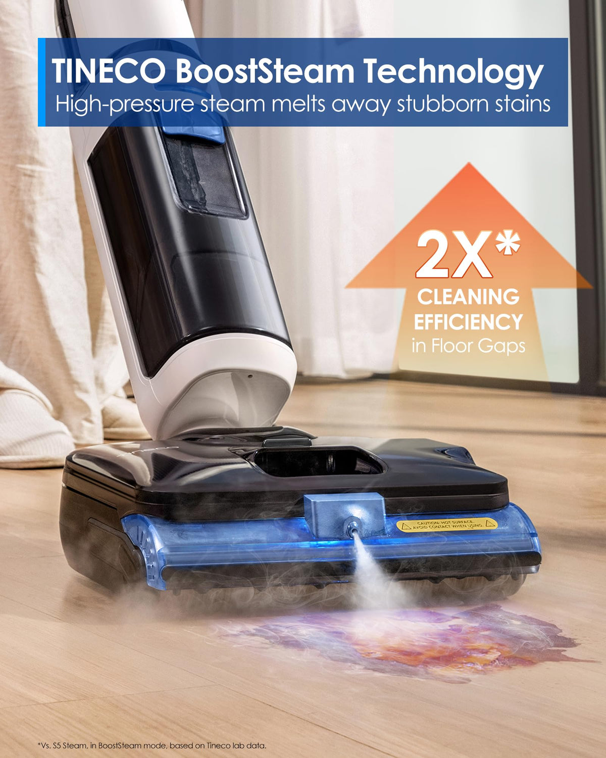 3-in-1 Wet Dry Vacuum Mop with Steam Function K2562