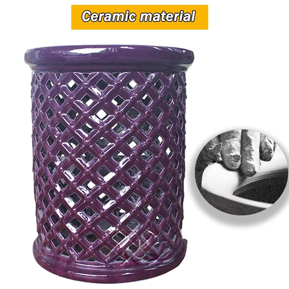 Ceramic Decorative Garden Stool X6621
