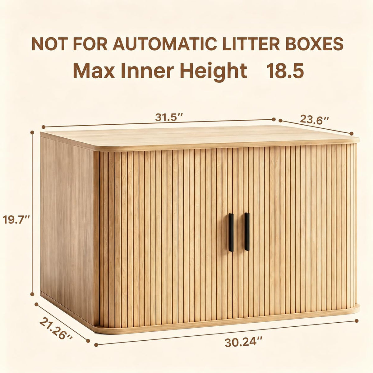 31.5" Cat Litter Box Enclosure W495630