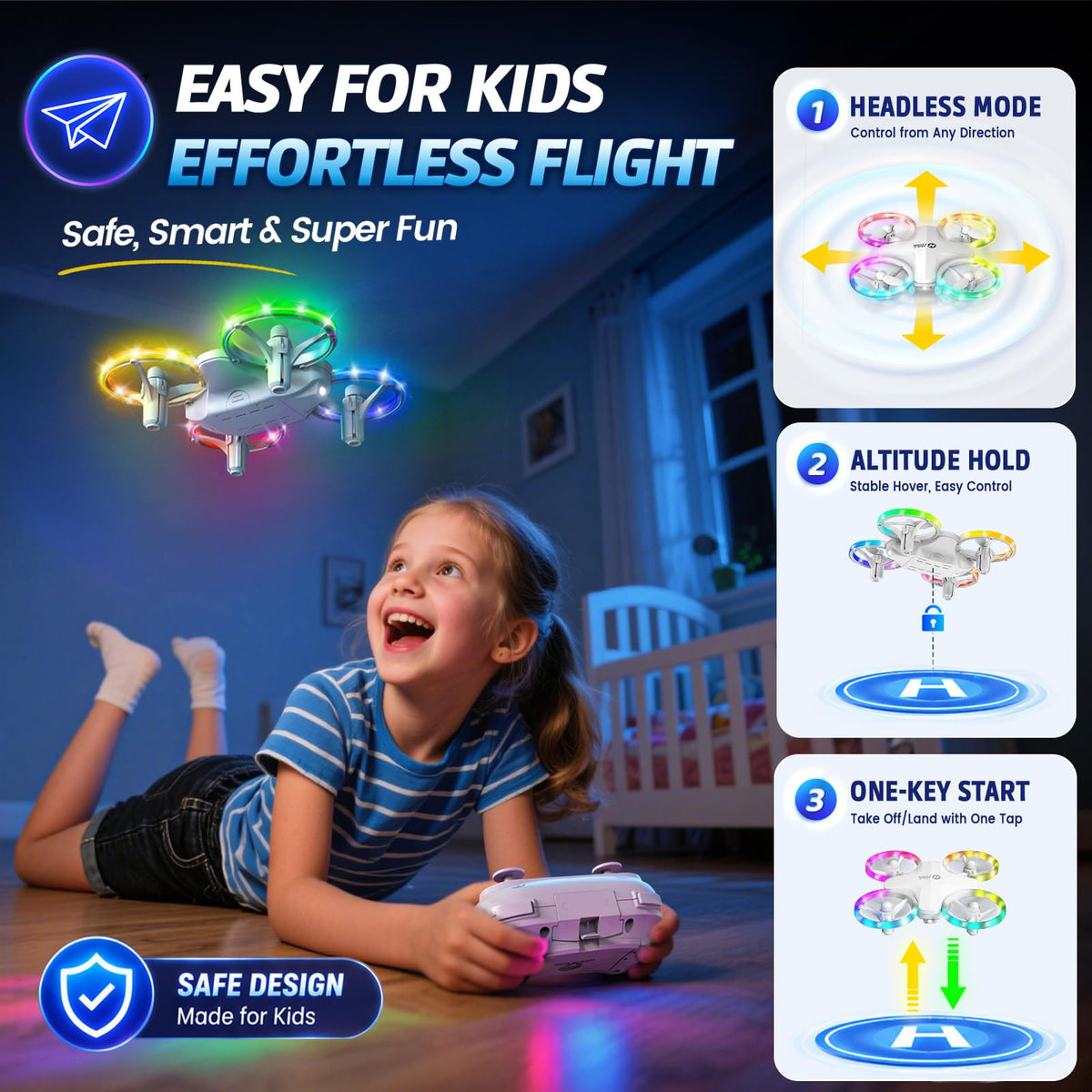 Drone with 3 Batteries F35678