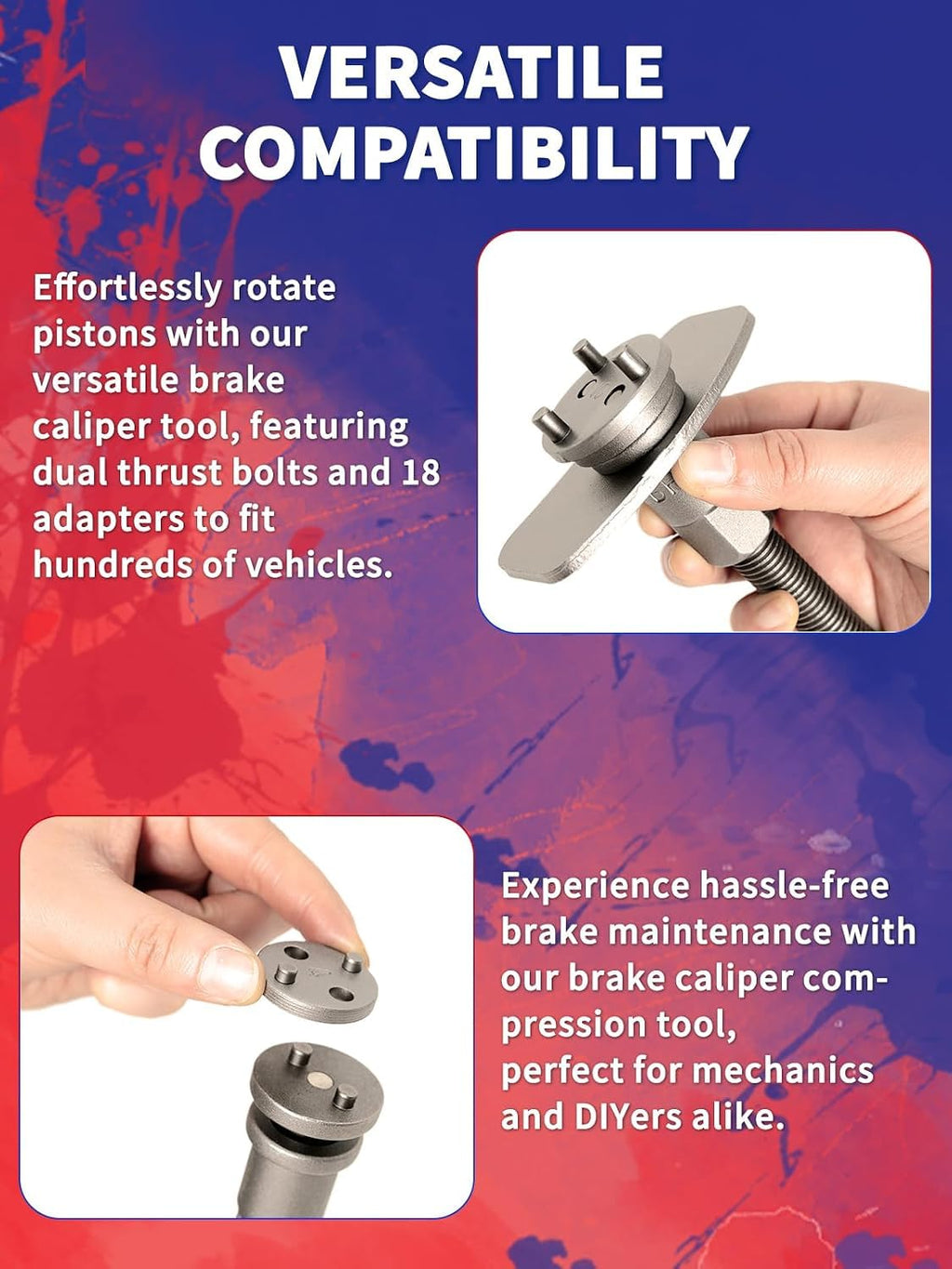 Heavy Duty Disc Brake Caliper Compression Tool N599
