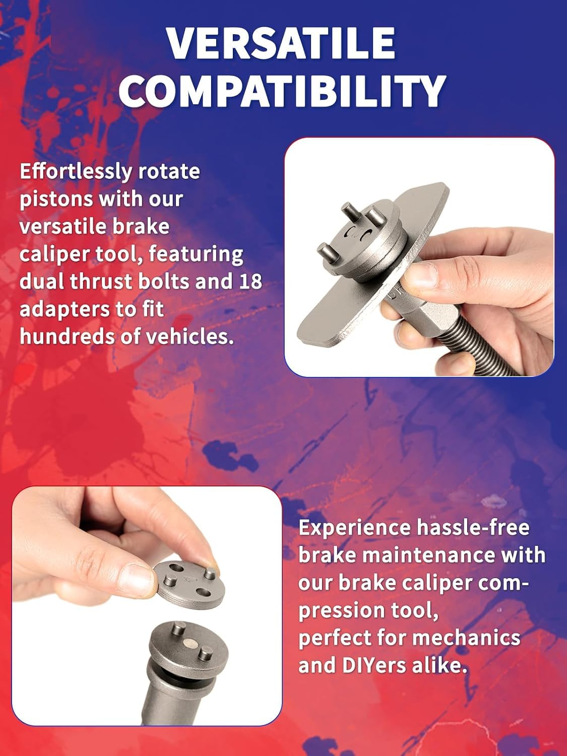 Heavy Duty Disc Brake Caliper Compression Tool N599