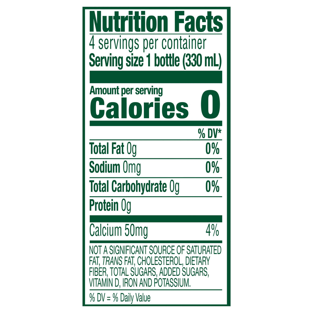 Carbonated Mineral Water 11.15 Fl Oz Pack of 4 O91442