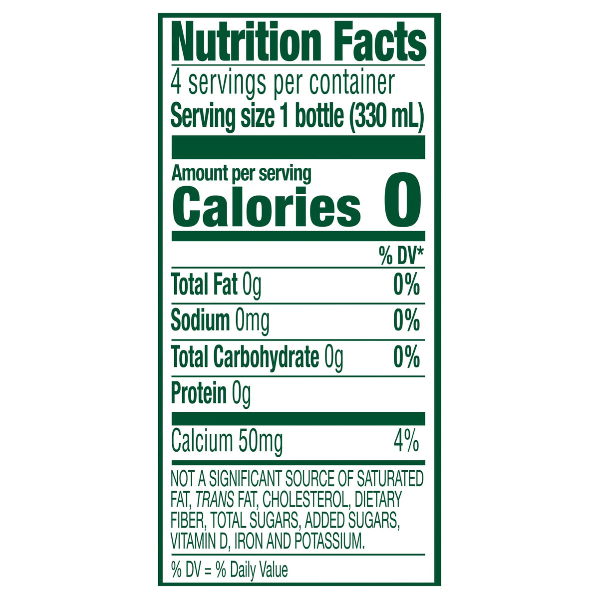 Carbonated Mineral Water 11.15 Fl Oz Pack of 4 O91442