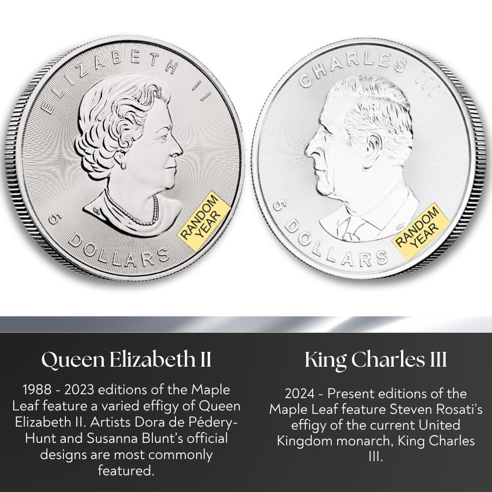 1 oz Canadian Silver Maple Leaf J84817