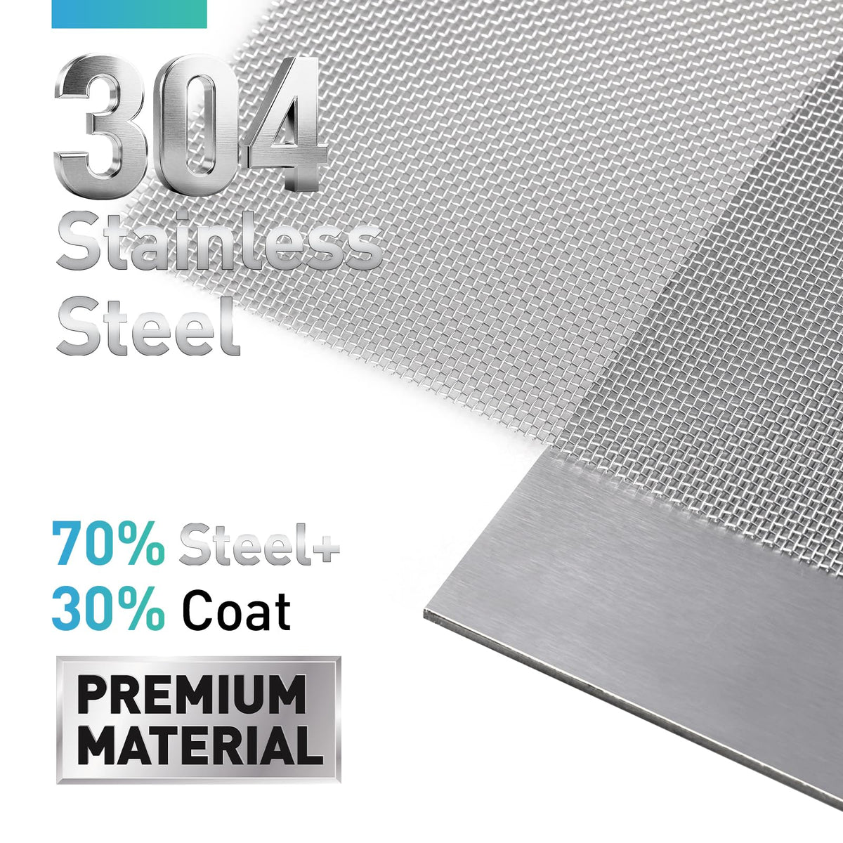 304 Stainless Steel Mesh Window Screen Roll K18504