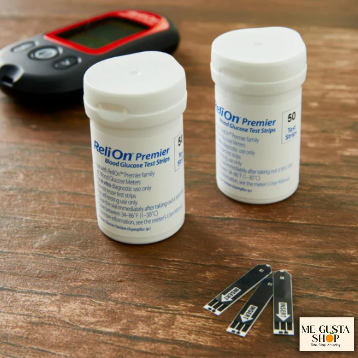 Blood Glucose Test Strips 100 Count with Lancets 100 Count A711