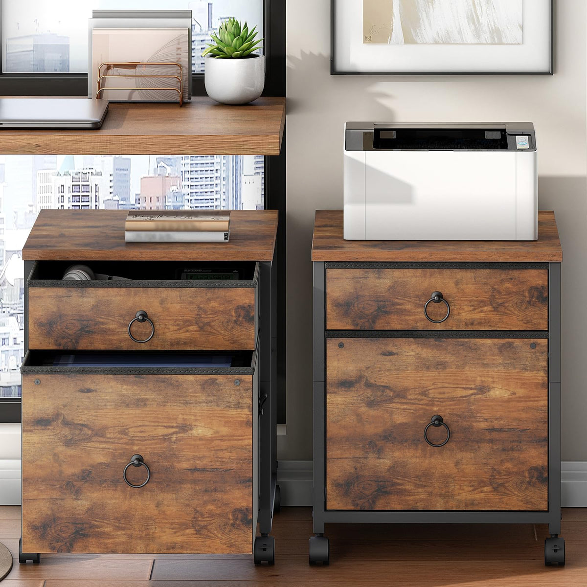 2 Drawer Mobile File Cabinet S998546