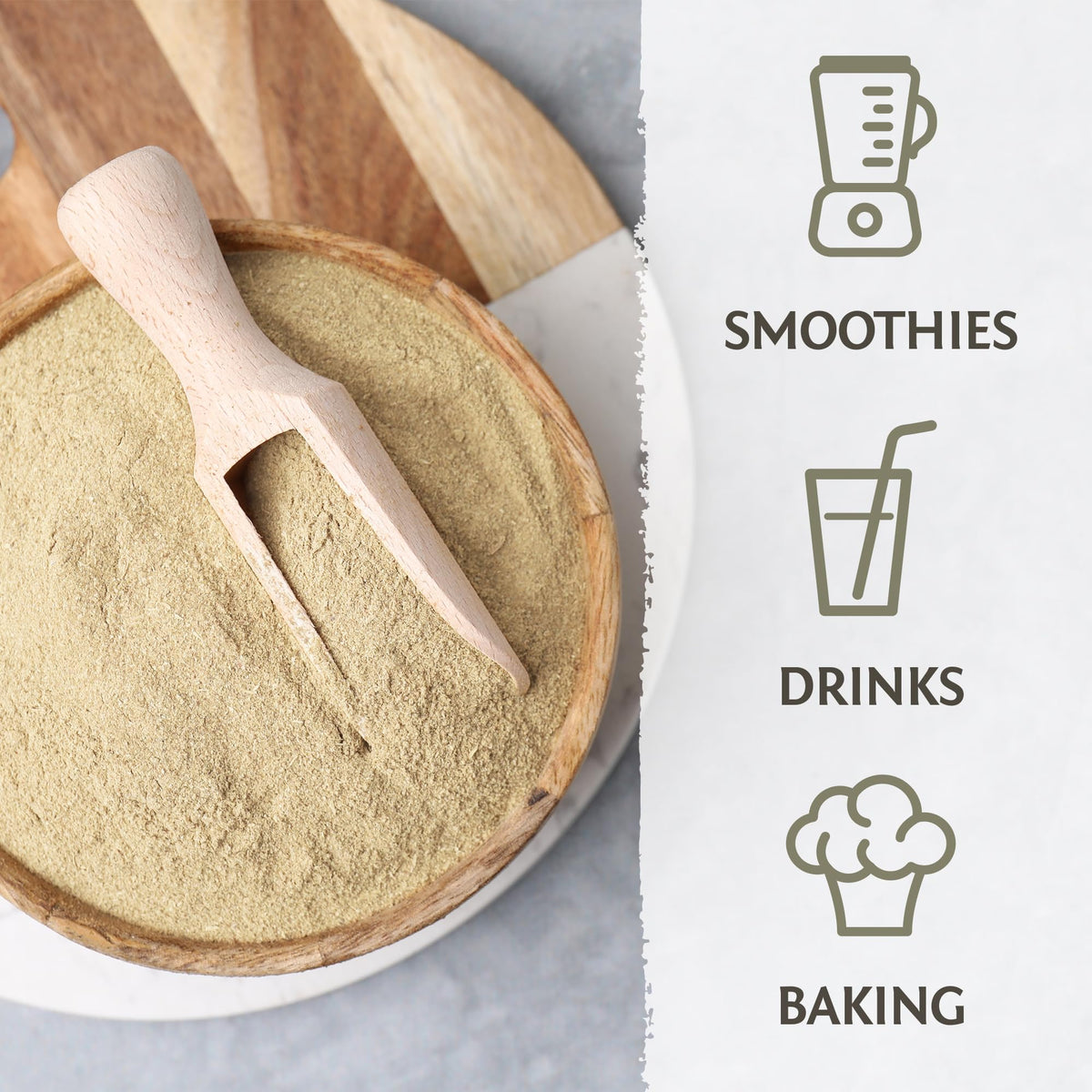 Organic Psyllium Husk Powder Fiber 66 Servings T732