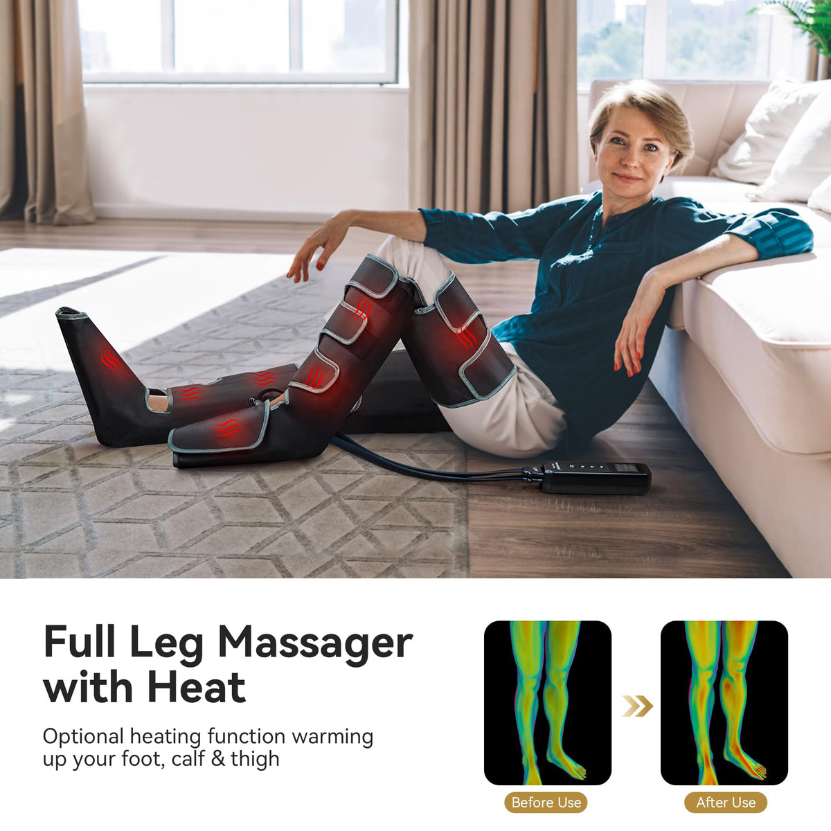 Leg Massager with Heat and Air Compression G89437