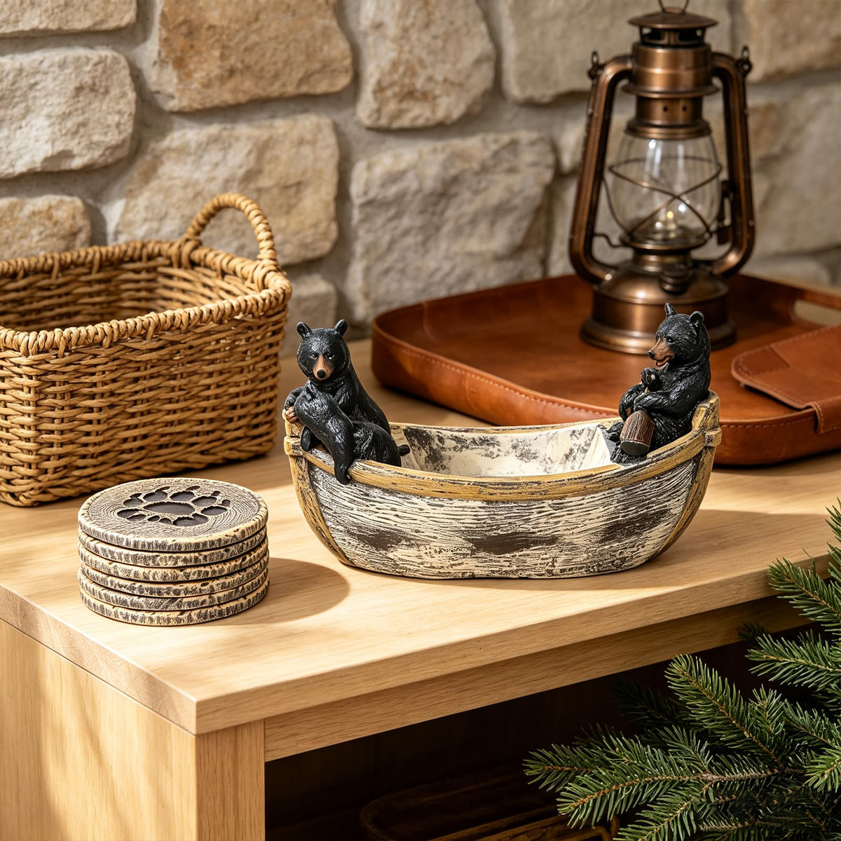 6 Non-Slip Bar Coasters W651639