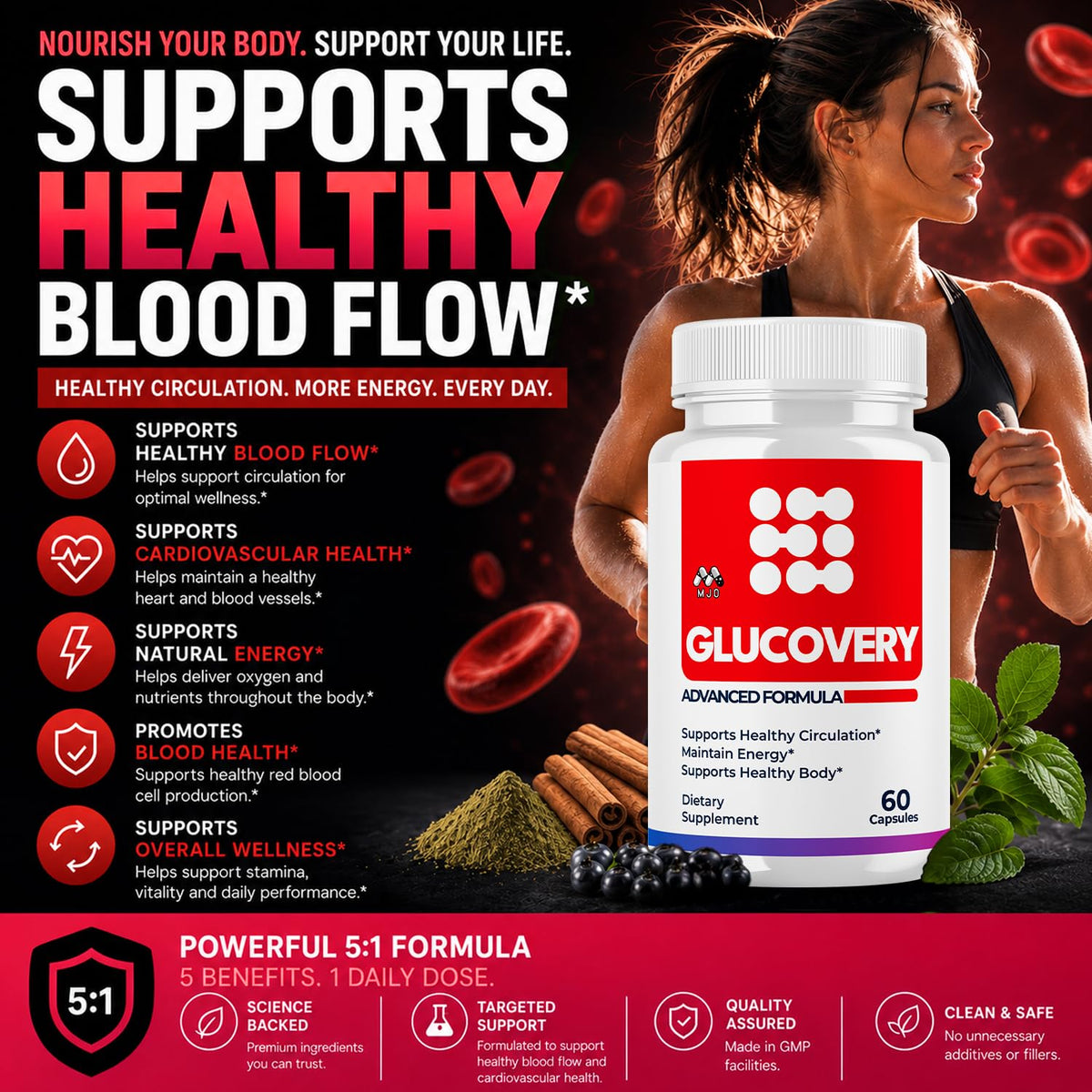 Blood Support Supplement 60 Capsules R950017