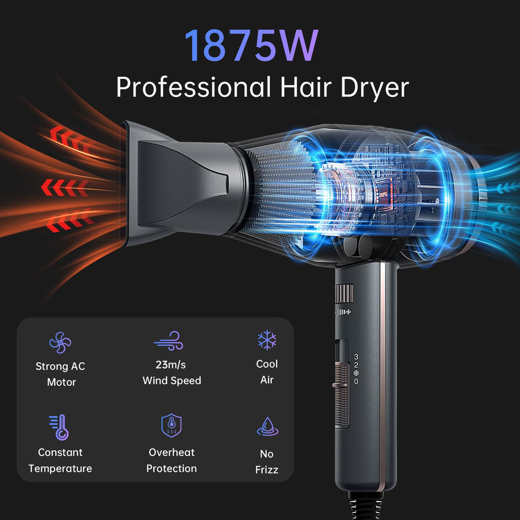 Ionic Hair Dryer with Diffuser 1875 Watt X65931