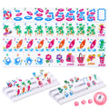 160 Tiles Thin Plastic Mahjong Set with Bag and 4 Racks V36462